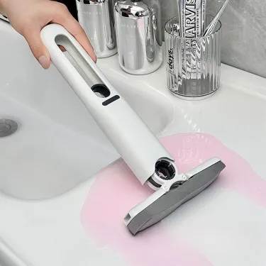 Portable Mini Squeeze Folding Mop 